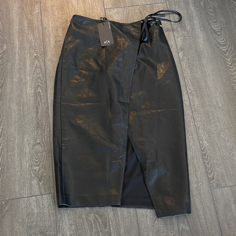 Leather skirt
